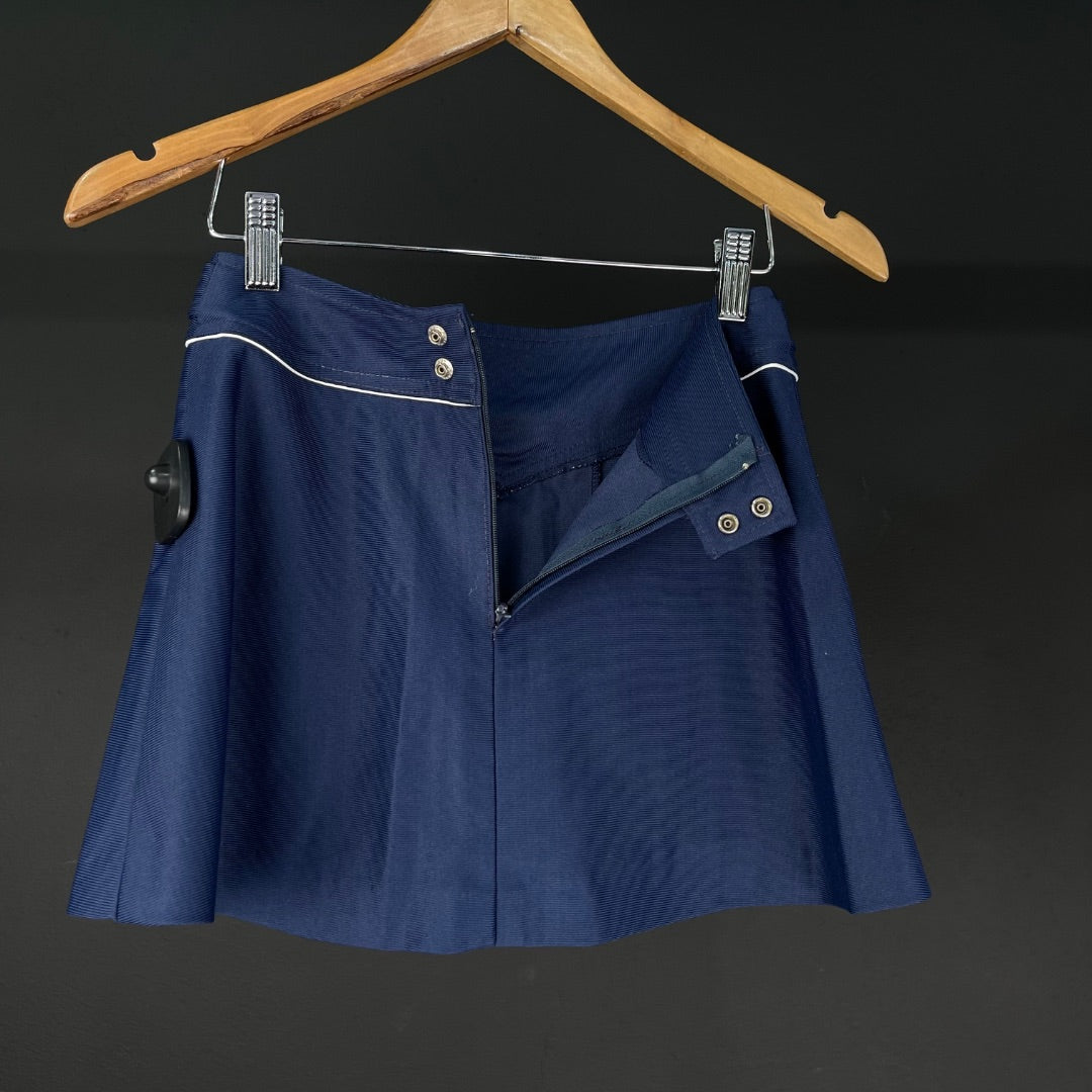 SIN MARCA Pollera Mini Azul Talle 44