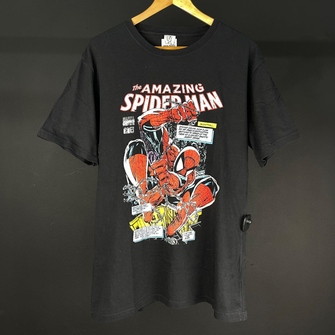 SIN MARCA Remera Manga Corta Negro Talle XL
