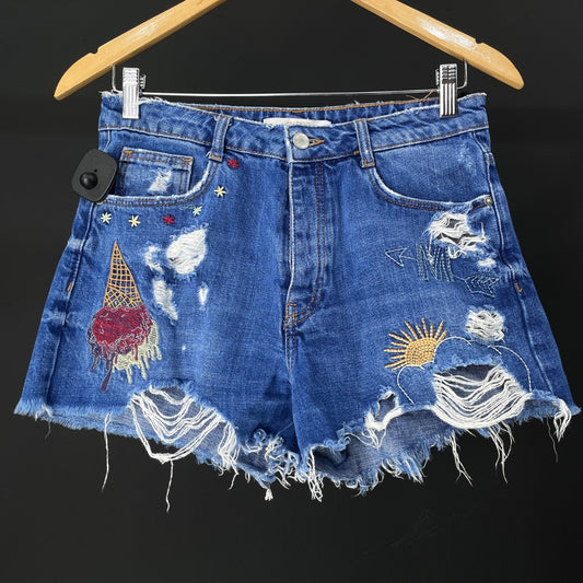 ZARA Short Azul Talle 36