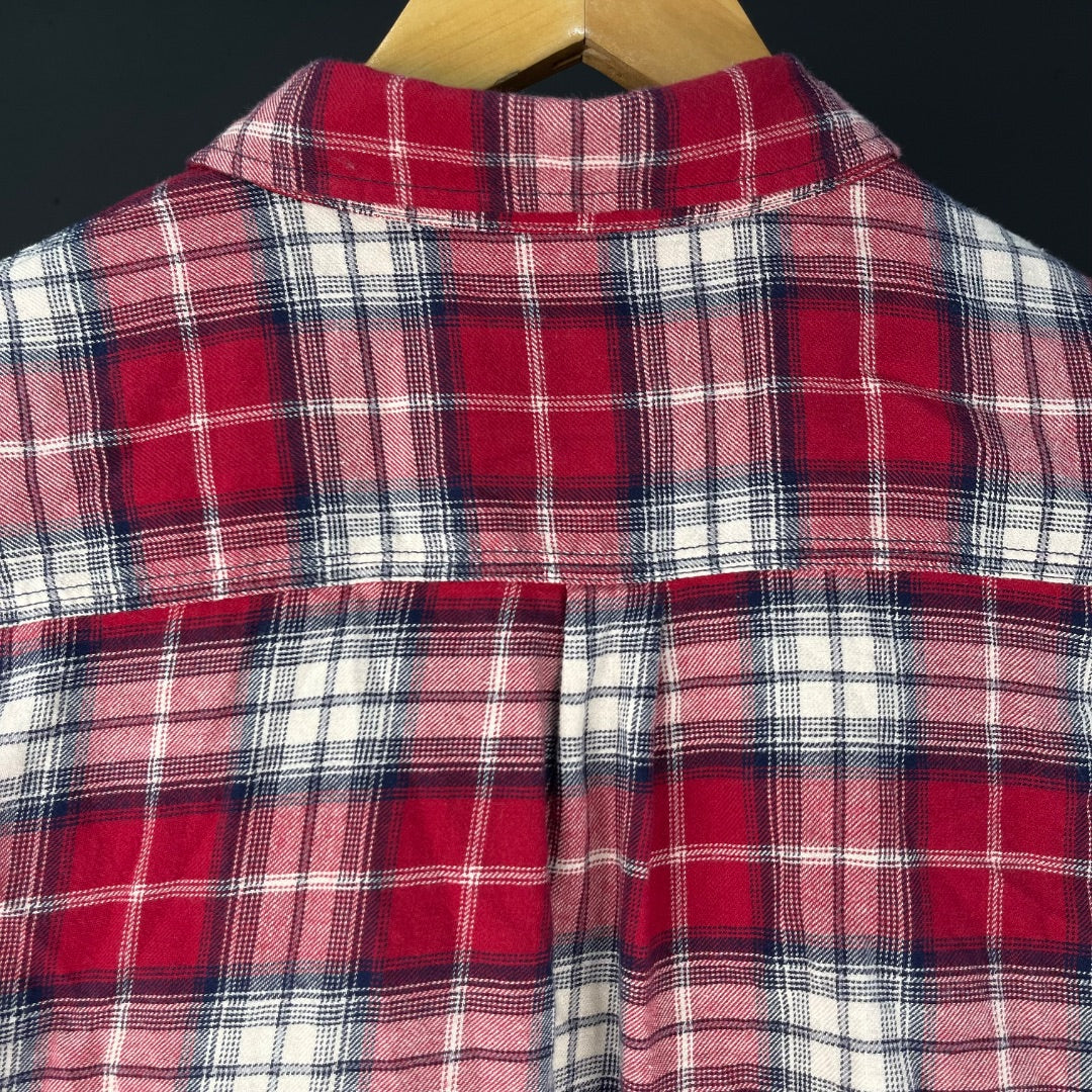 LEVIS  Camisa Manga Larga  Varios Escoces Rojos  Talle L
