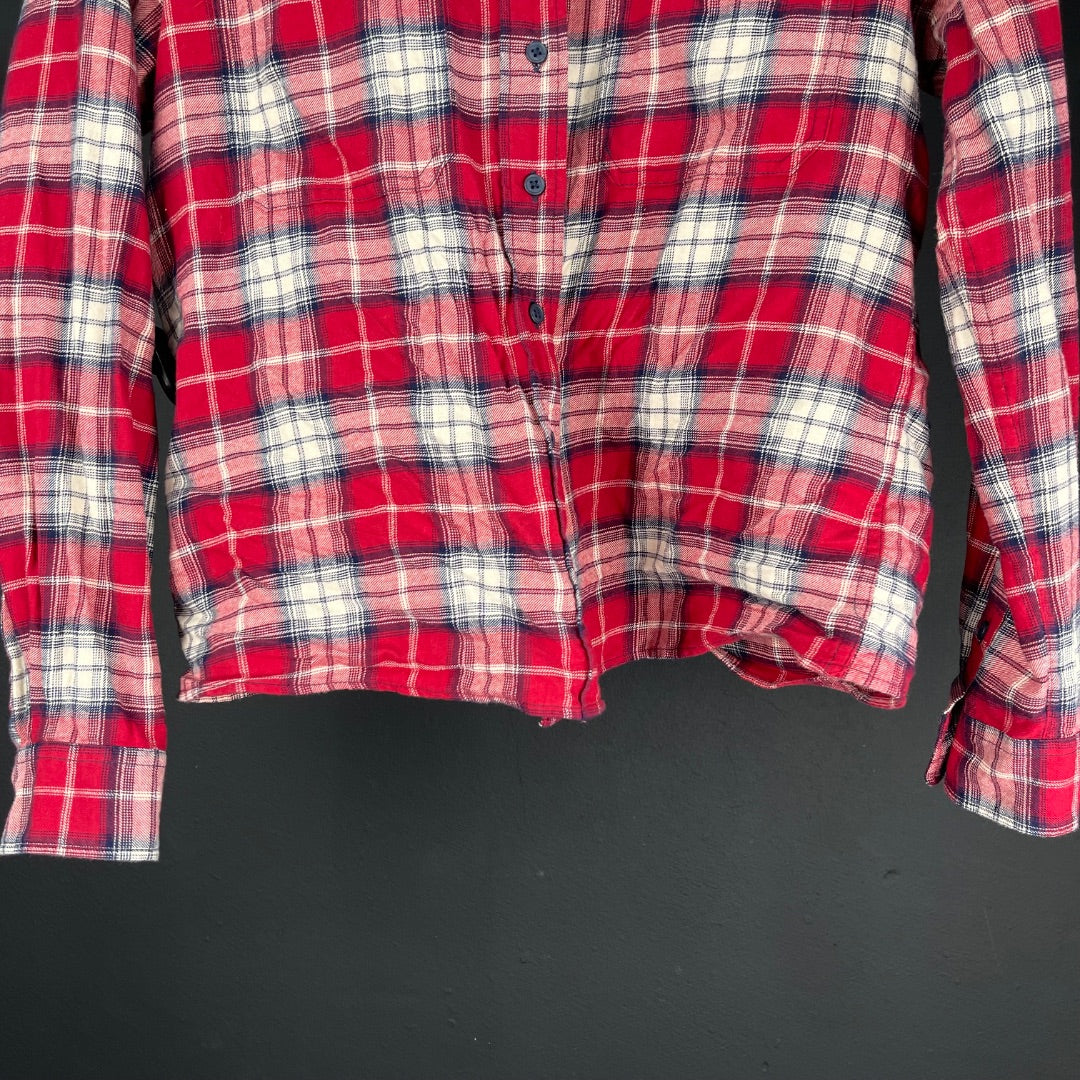 LEVIS  Camisa Manga Larga  Varios Escoces Rojos  Talle L