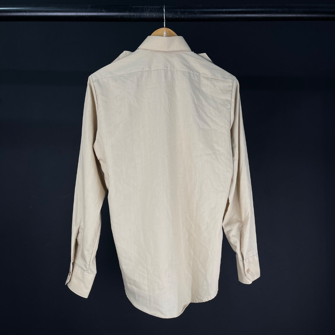 SIN MARCA  Camisa Manga Larga  Beige  Talles Varios
