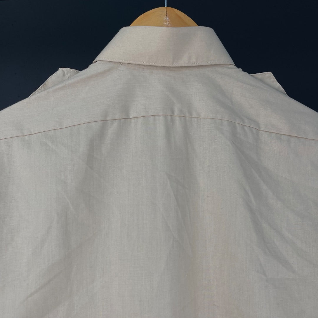 SIN MARCA  Camisa Manga Larga  Beige  Talles Varios