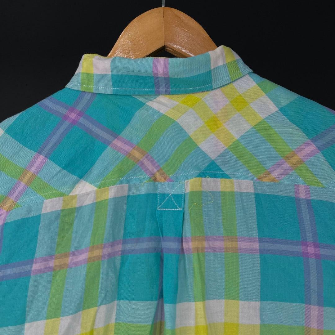 AMERICAN EAGLE  Camisa Manga Larga  Color Varios  Escoces  Talle S