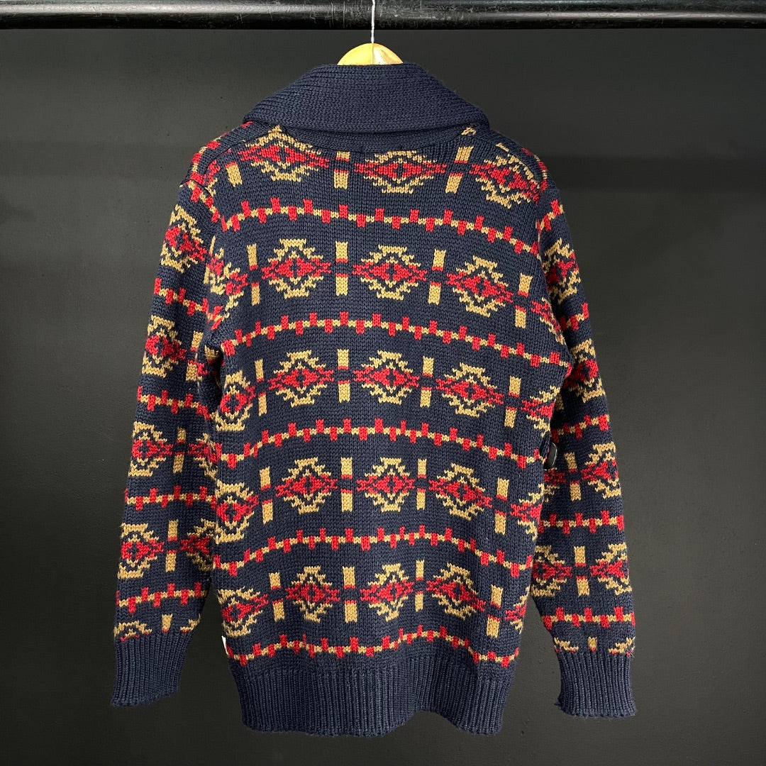BENSIMON  Sweater Abierto  Azul  Talle L