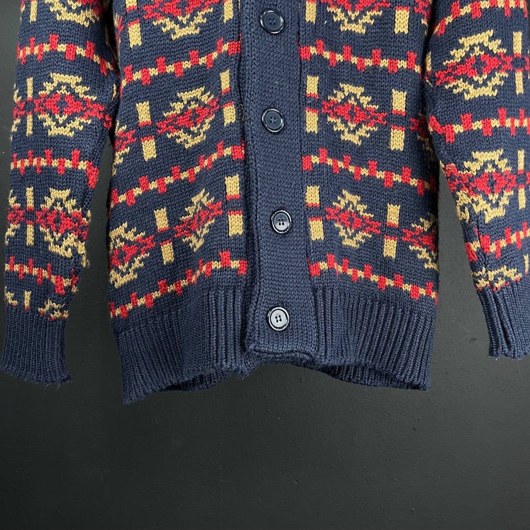 BENSIMON  Sweater Abierto  Azul  Talle L