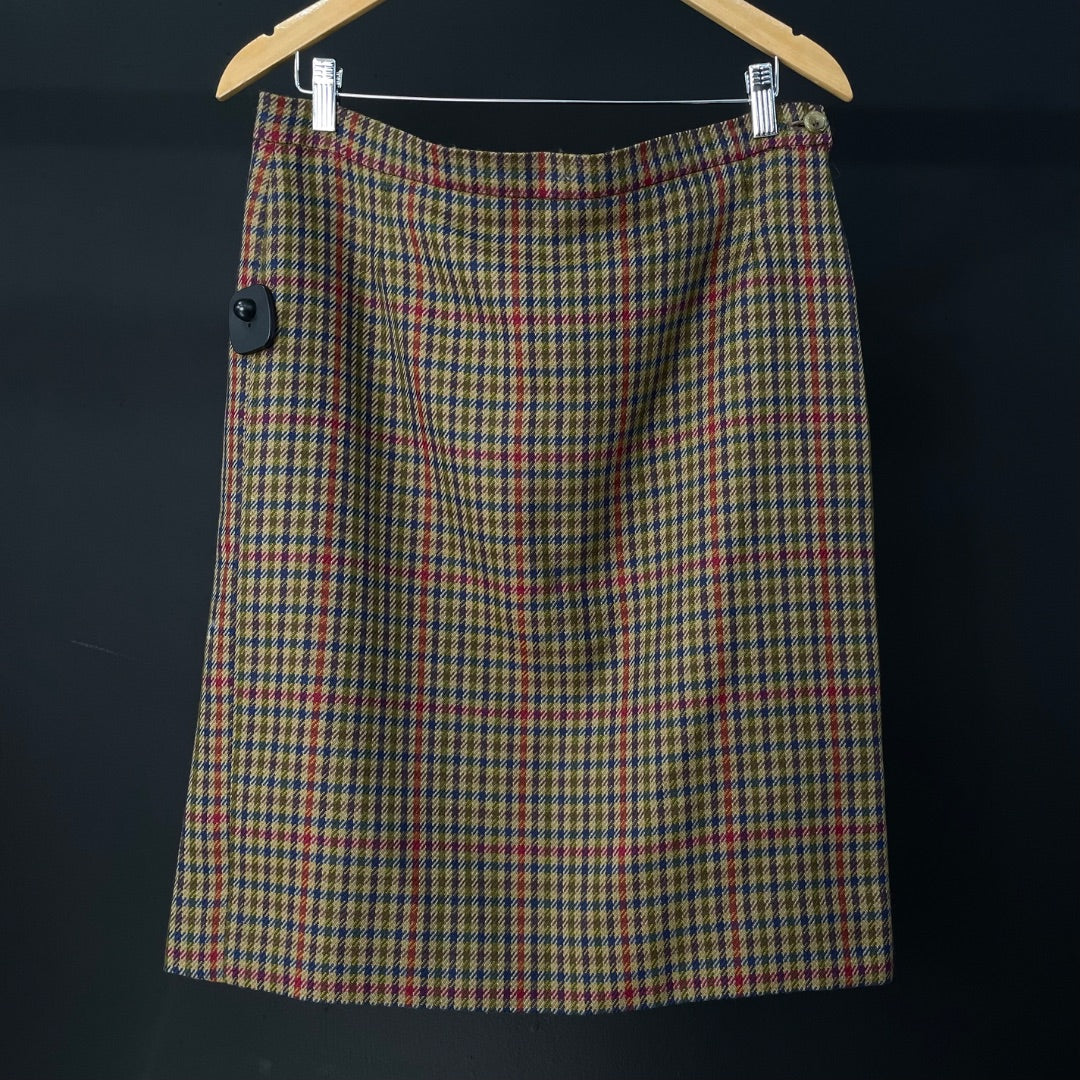 BURBERRY Pollera Media Pierna Varios Pied De Poule Talle 42