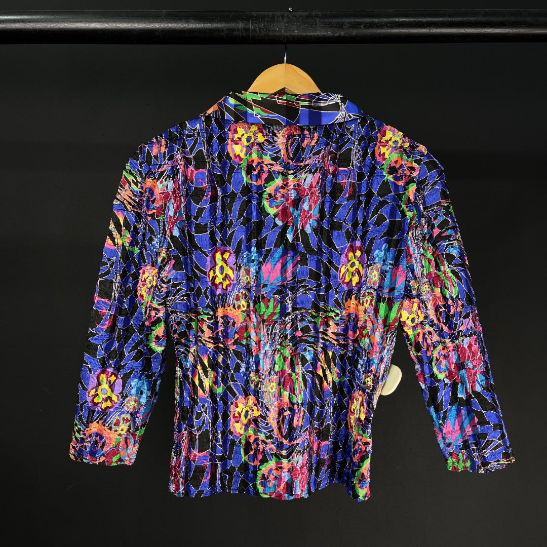 ALBERTO MAKALI Blusa Manga Larga Varios  Estampado Talle M