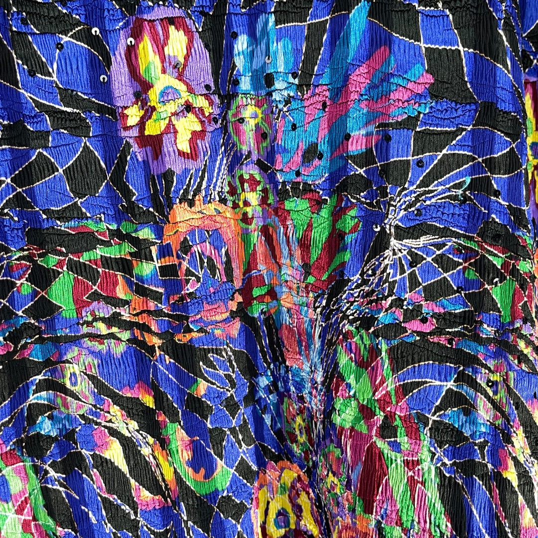 ALBERTO MAKALI Blusa Manga Larga Varios  Estampado Talle M