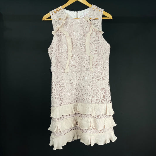 PARKER Vestido Sin Manga Rosa Viejo Talle 10