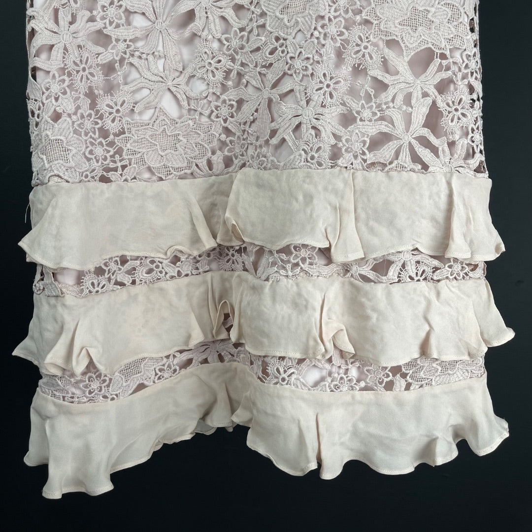 PARKER Vestido Sin Manga Rosa Viejo Talle 10