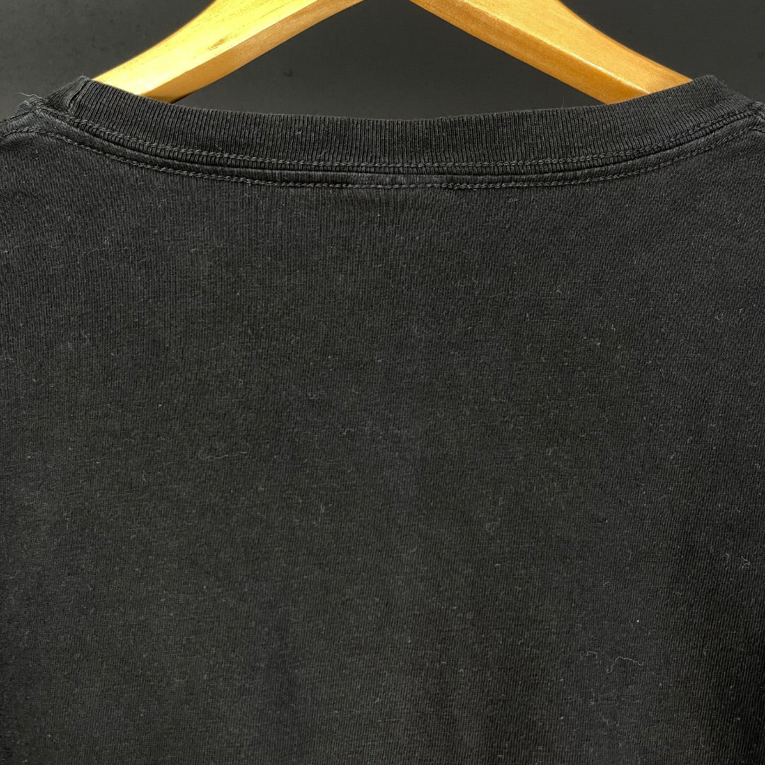 SIN MARCA Remera Manga Corta Negro Talle XL