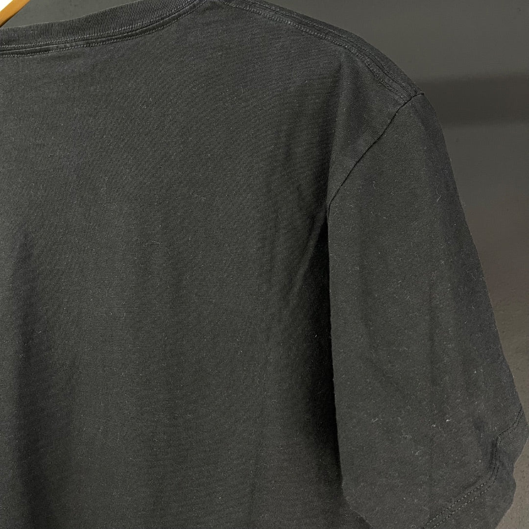 SIN MARCA Remera Manga Corta Negro Talle XL