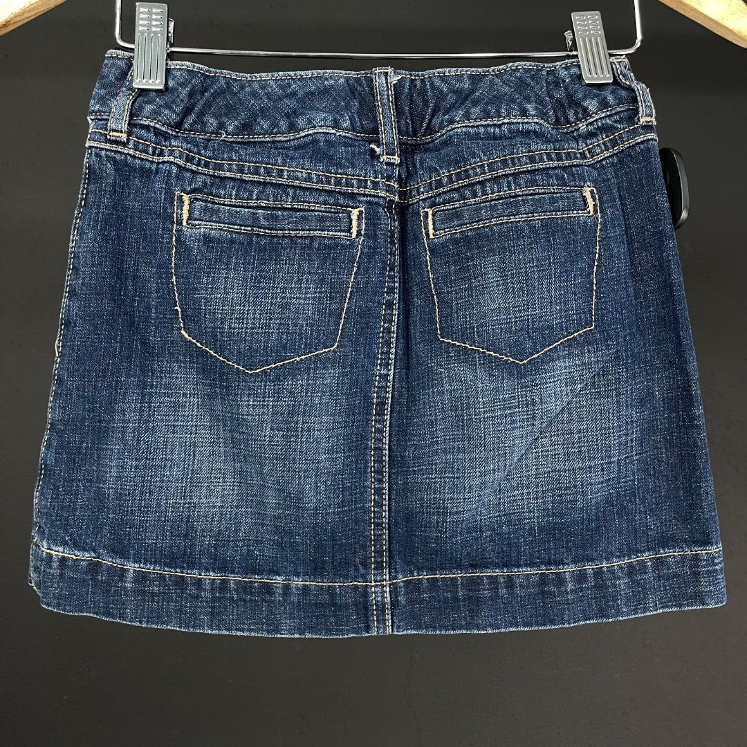 TOMMY HILFIGER  Pollera Mini  Azul  Talle 8