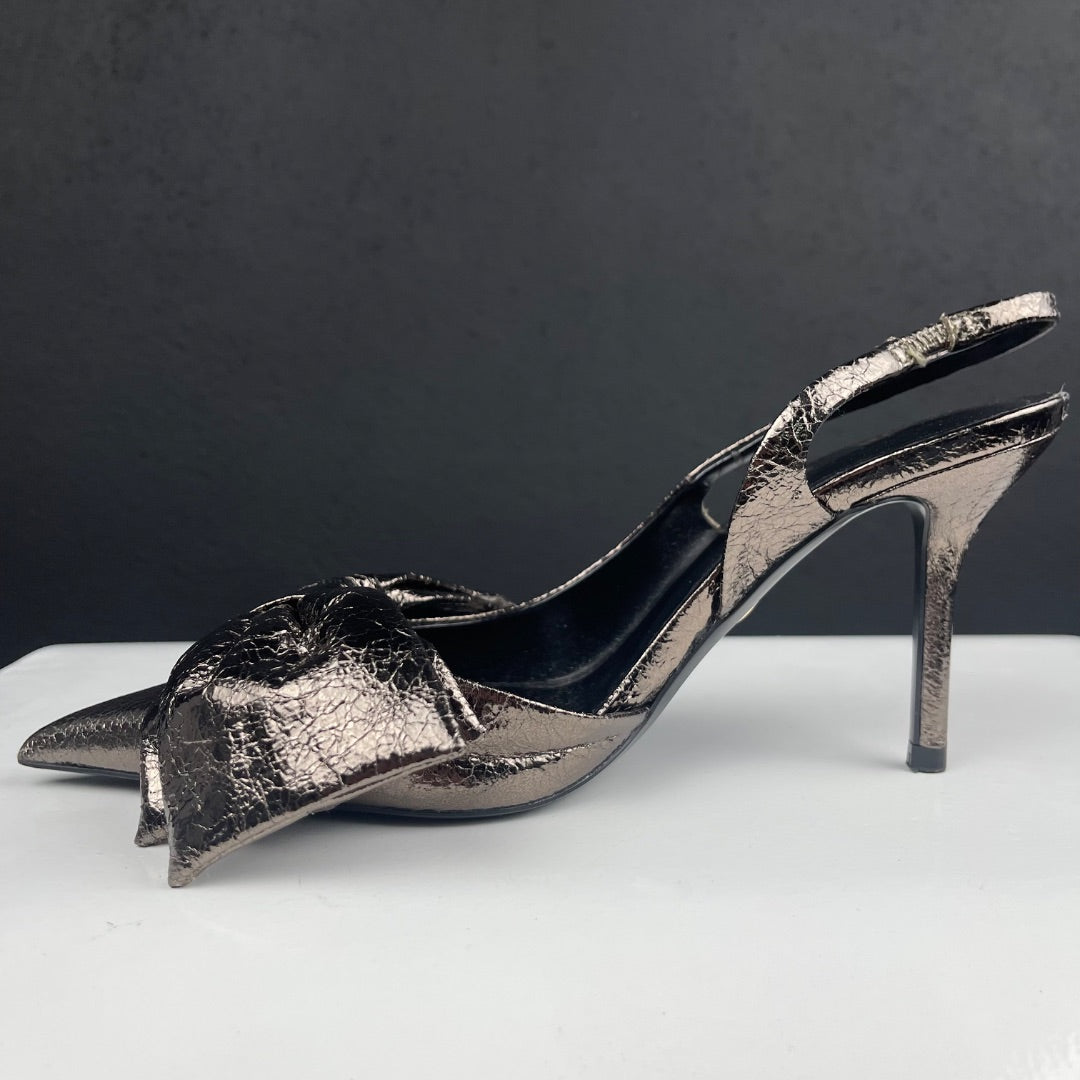 ZARA Zapatos Peltre Talle 37