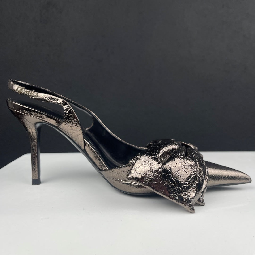 ZARA Zapatos Peltre Talle 37
