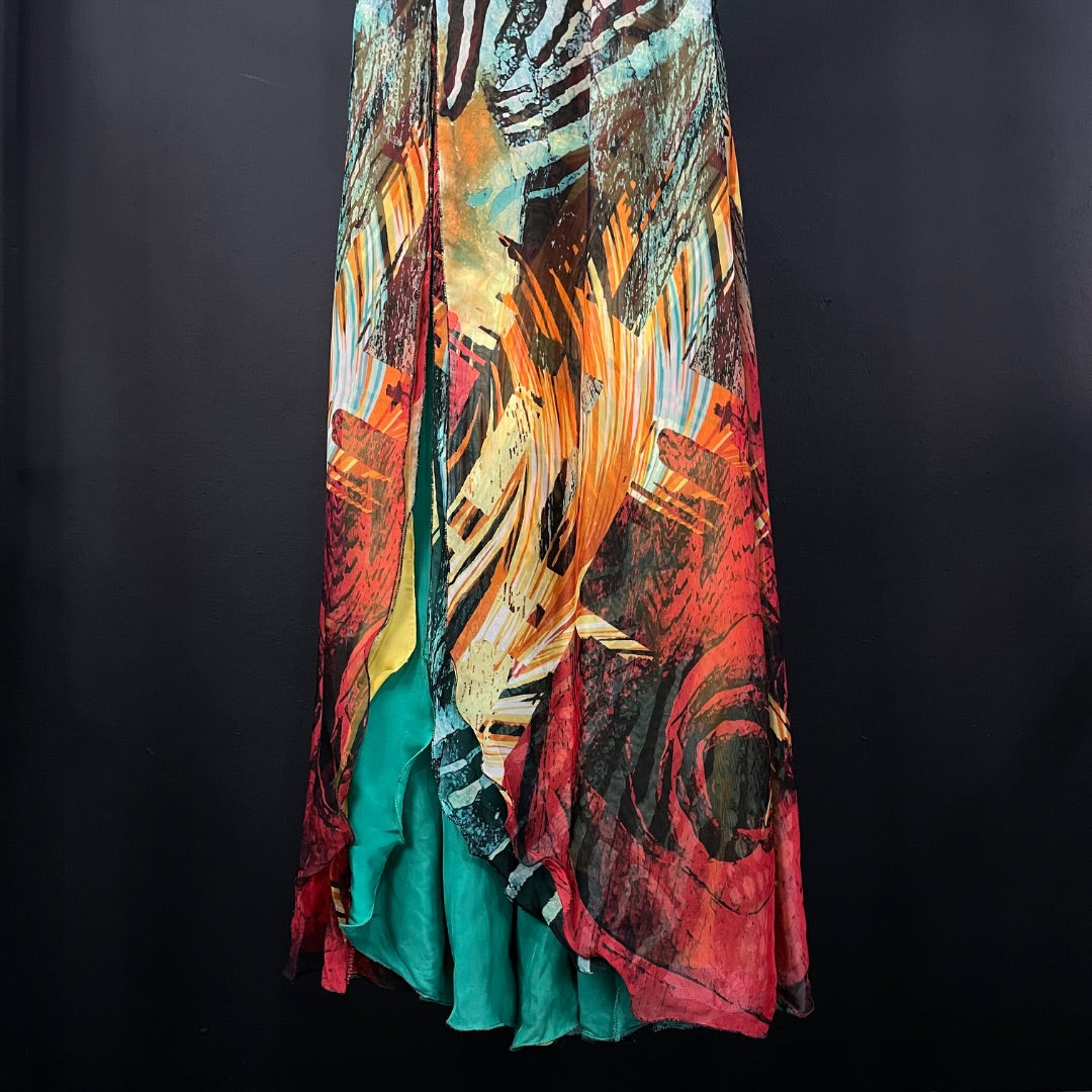 SIN MARCA Vestido Varios  Estampado Talle 1