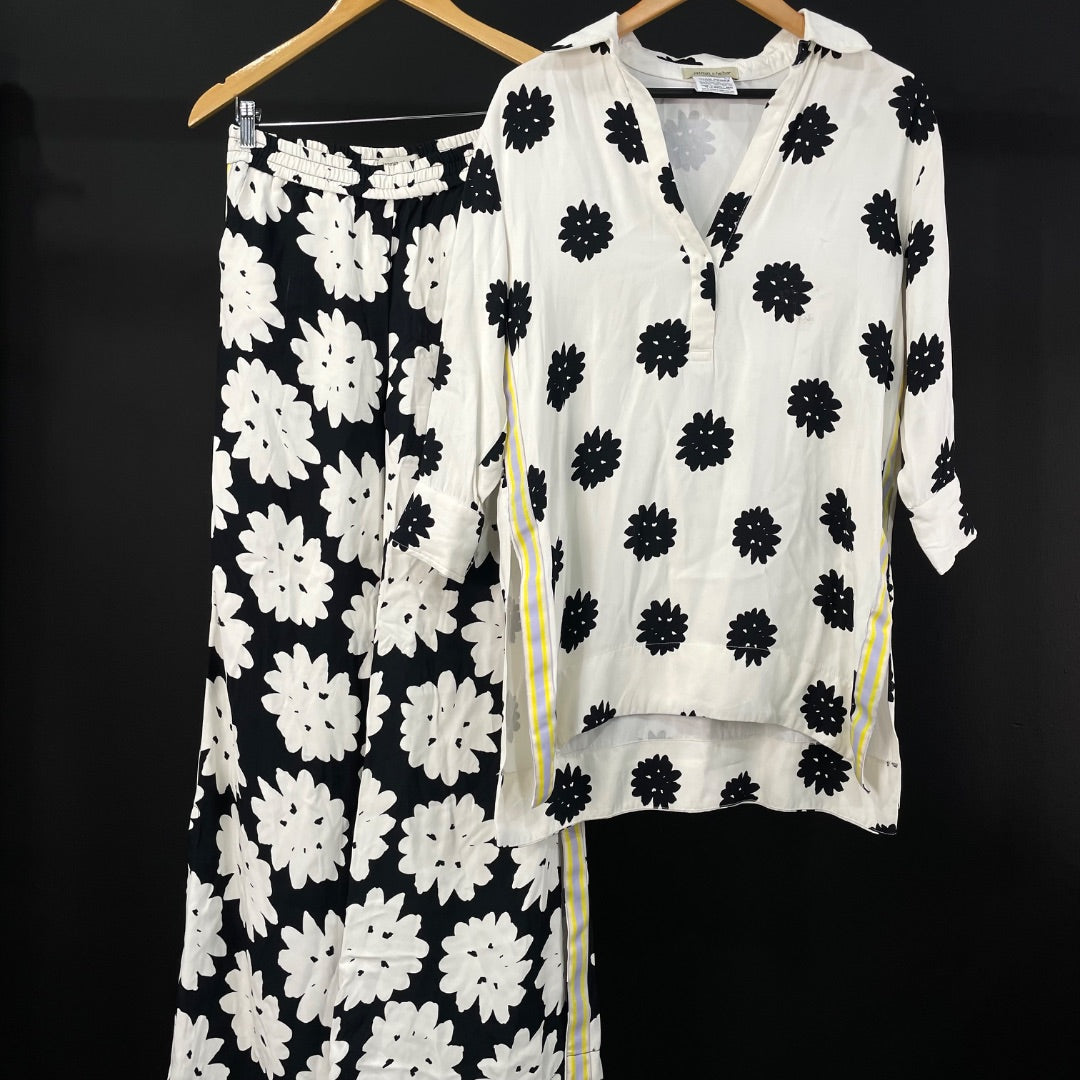 JAZMIN CHEBAR Conjunto X2 Pantalon Y Otro Varios  Estampado Talle 44