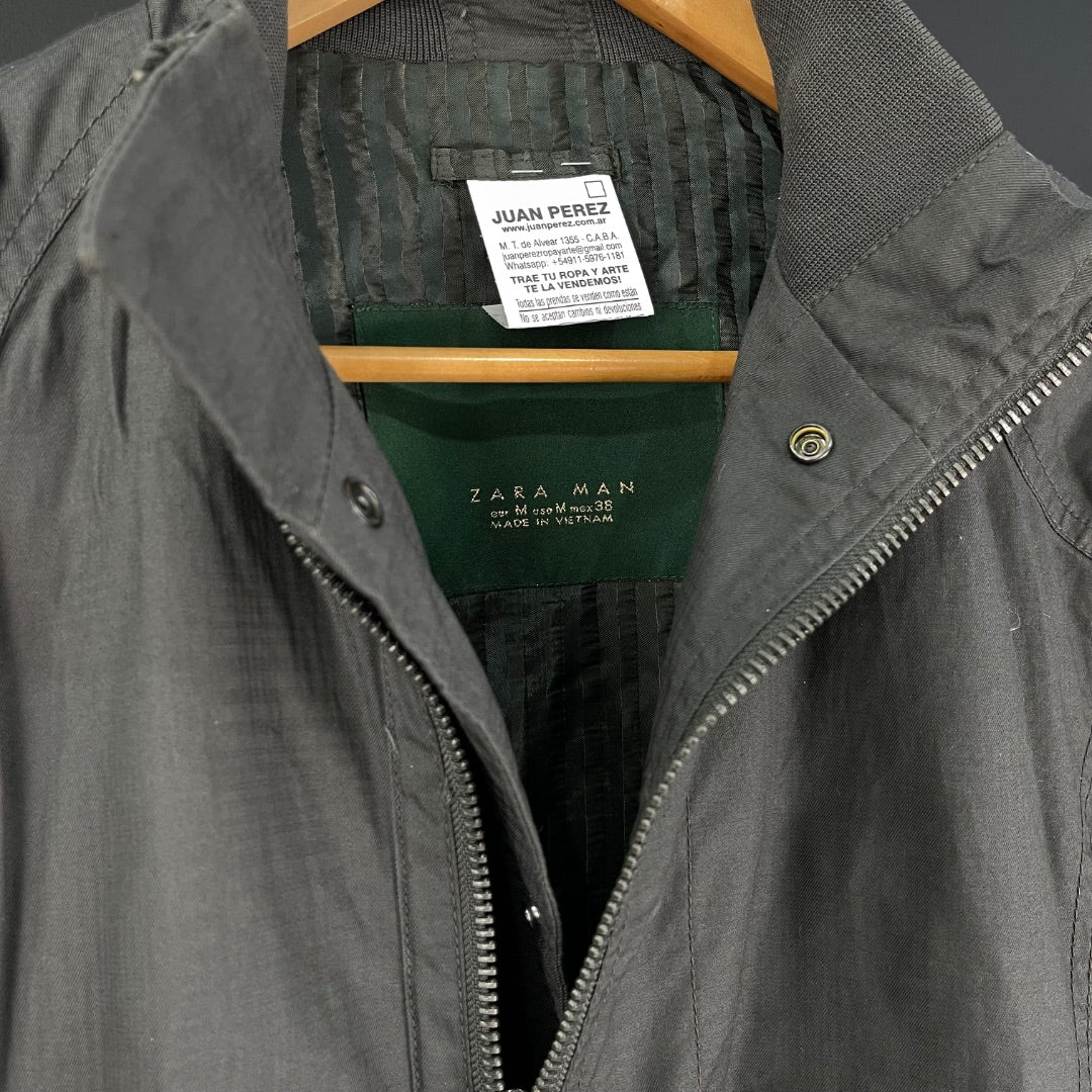 ZARA Campera Gris Talle M