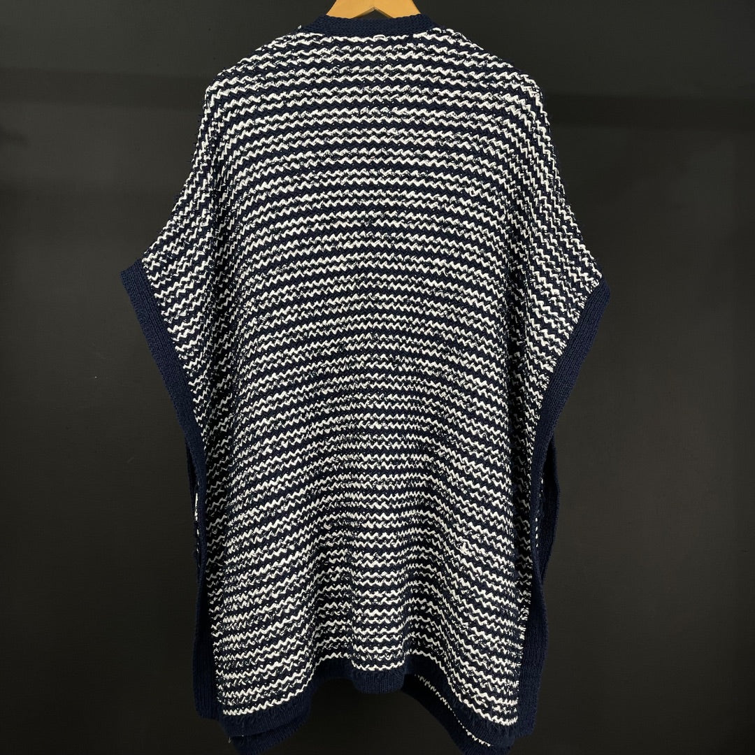 PURIFICACION GARCIA Sweater Abierto Varios Rayado Talle S
