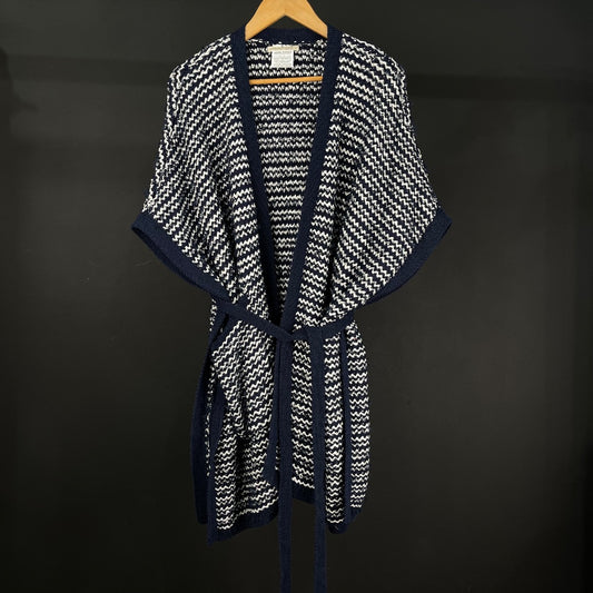 PURIFICACION GARCIA Sweater Abierto Varios Rayado Talle S