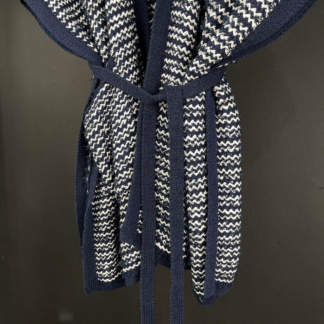 PURIFICACION GARCIA Sweater Abierto Varios Rayado Talle S