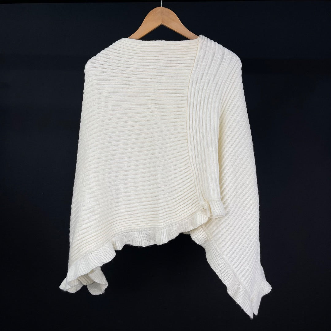 RONGDA Poncho Beige Talle M