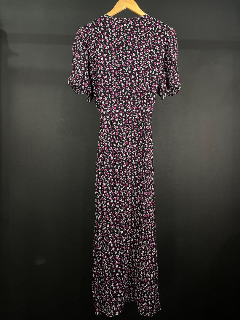THE KOOPLES Vestido Manga Larga Varios Floral Talle M