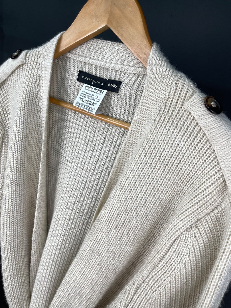 CUESTA BLANCA Tapado Beige Talle 44