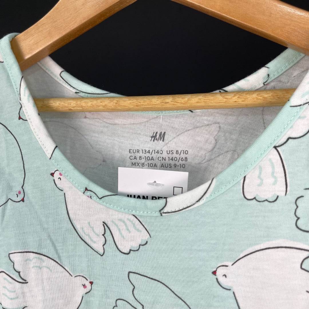 H&M Vestido Varios  Estampado Talle 10