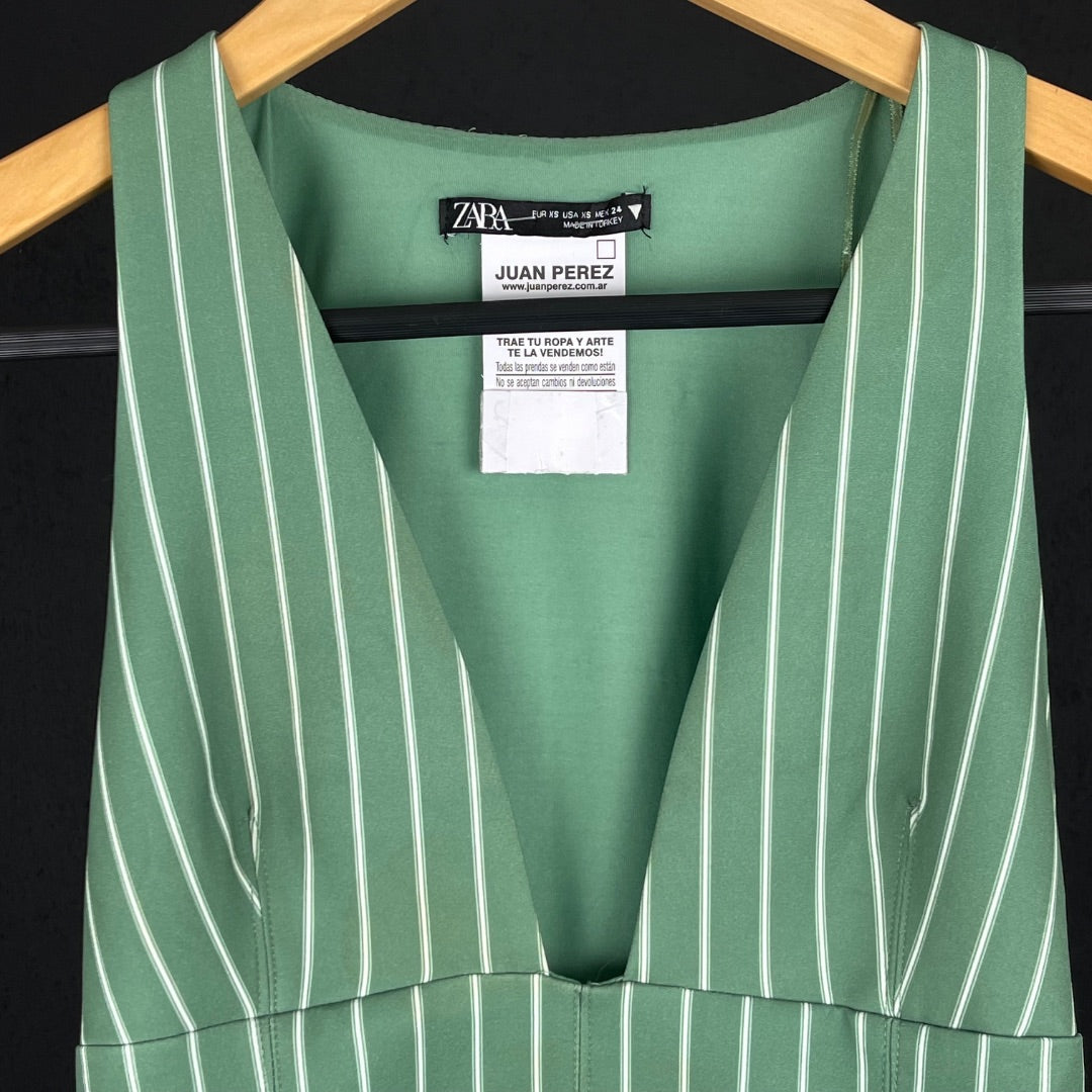 ZARA Top Sin Mangas Varios Rayado Talle XS