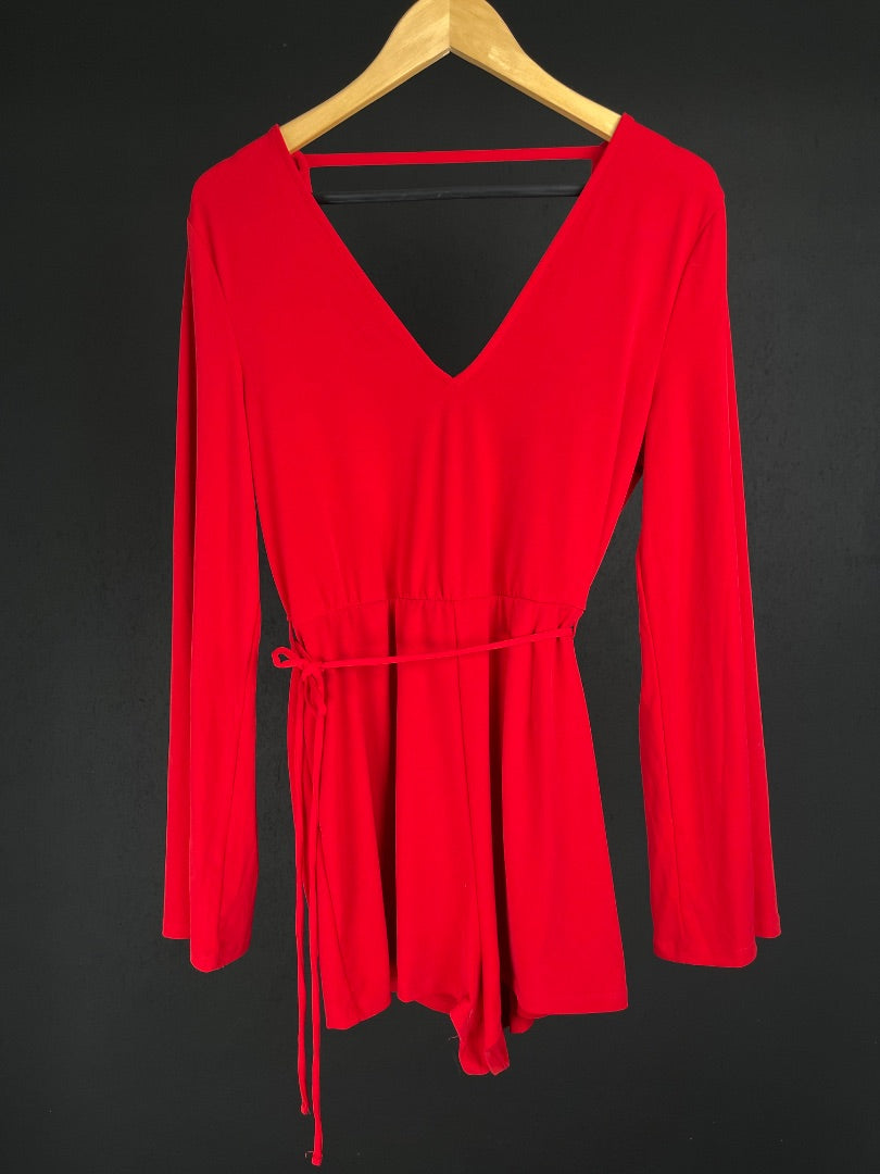 H&M Enterito Mameluco Rojo Talle M