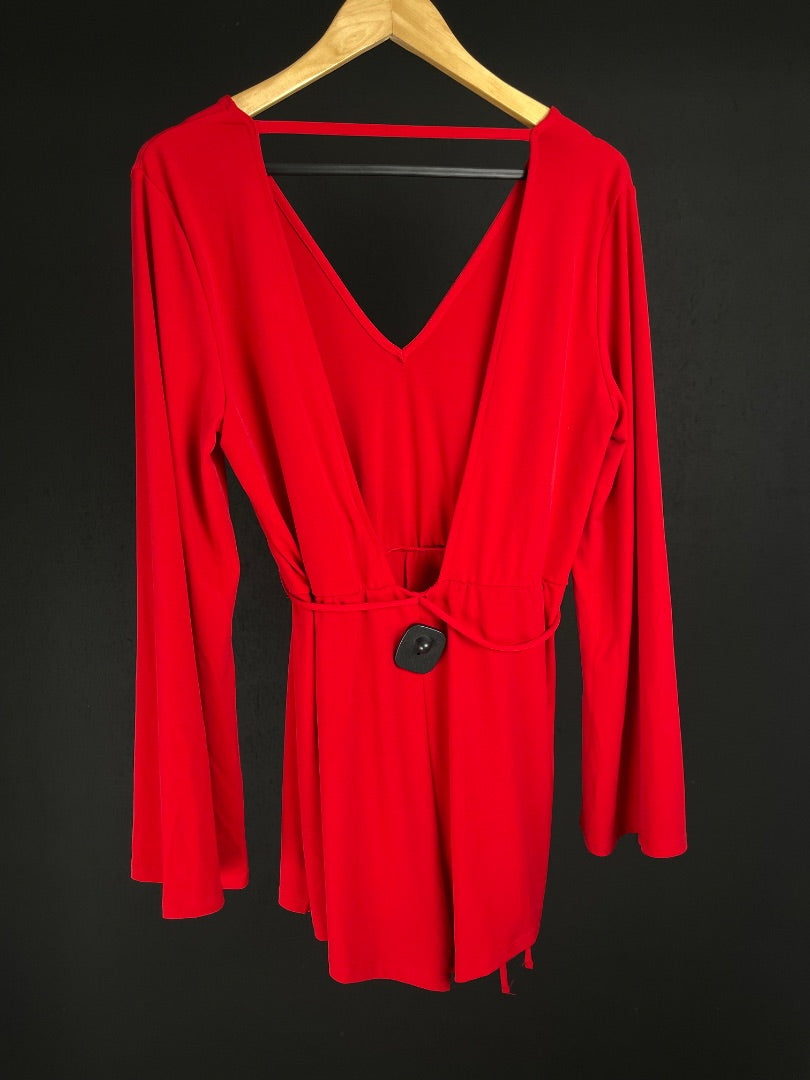 H&M Enterito Mameluco Rojo Talle M