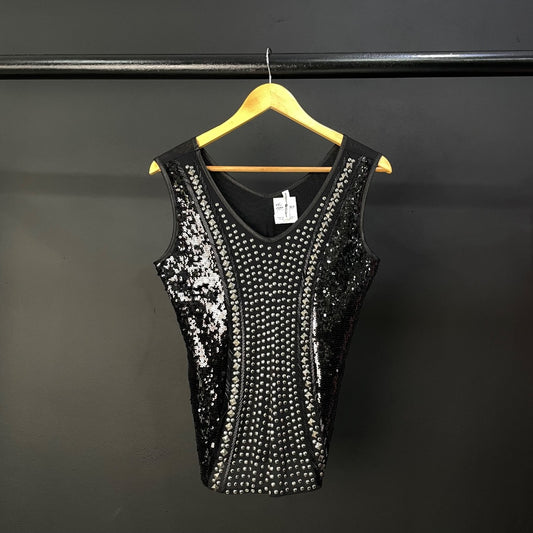 SIN MARCA Musculosa Negro Talle M