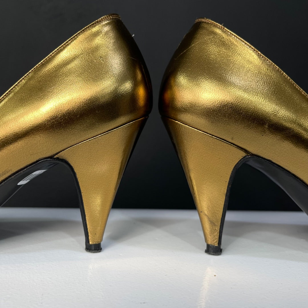 ALONSO Zapatos Dorado Talle 38