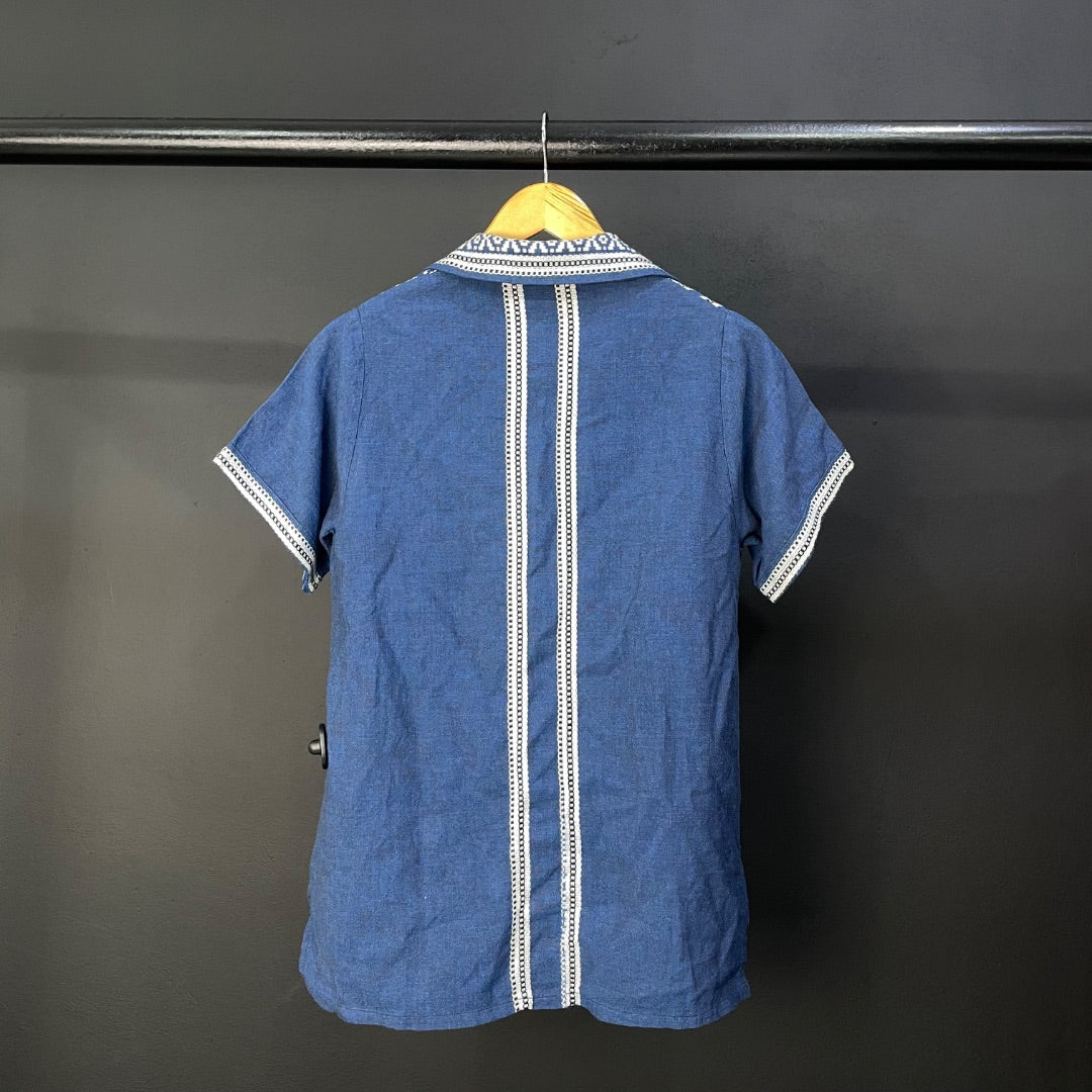 SIN MARCA Camisaco Azul Talle 4
