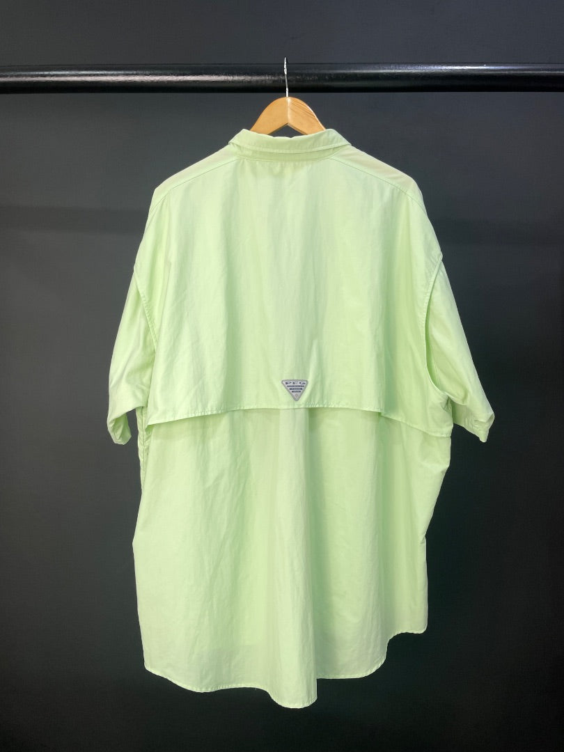 COLUMBIA Camisa Verde Talle XXL