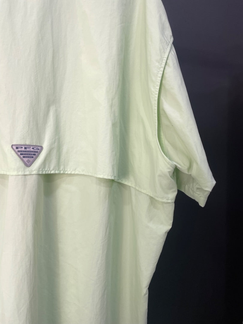 COLUMBIA Camisa Verde Talle XXL
