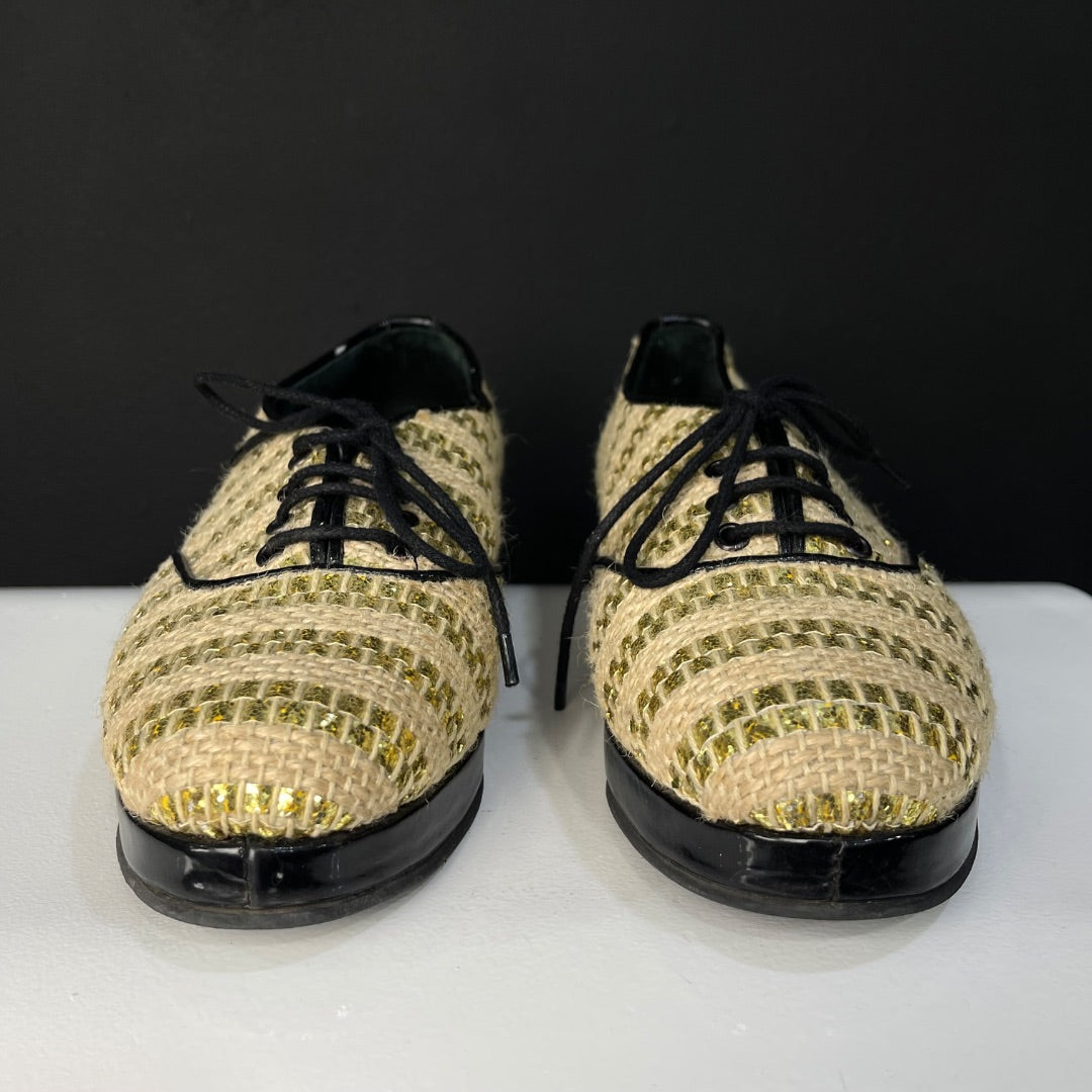 MISHKA Zapatos Dorado Talle 39