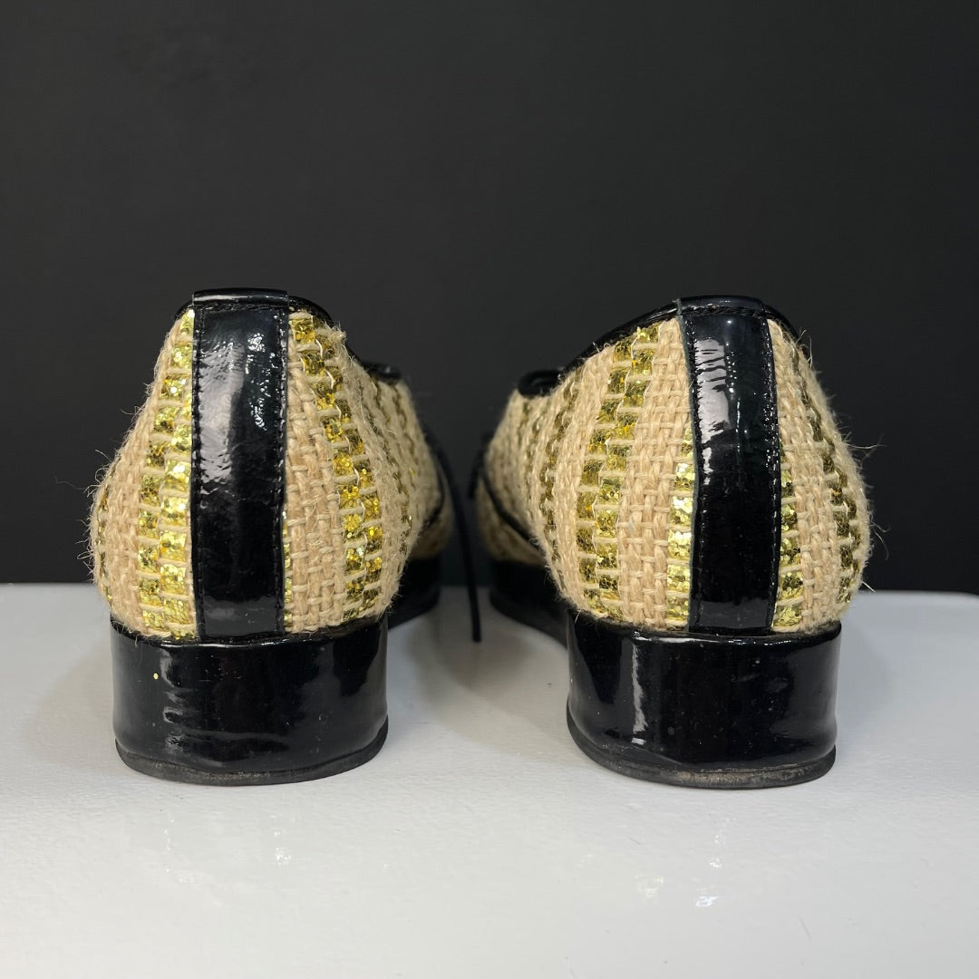 MISHKA Zapatos Dorado Talle 39