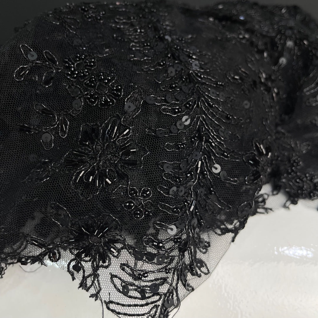 SIN MARCA  Telas X Metro  Negro  Talle Unico
