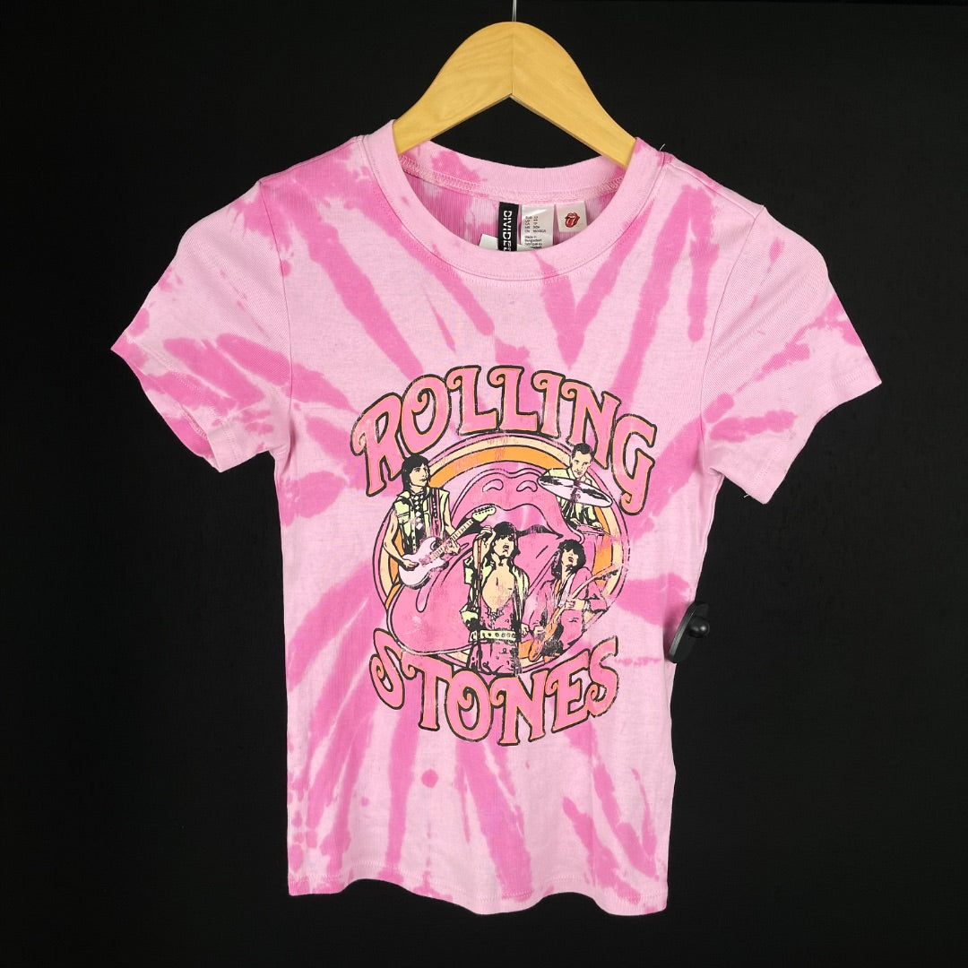 H&M Remera Manga Corta Varios  Estampado Talle XS