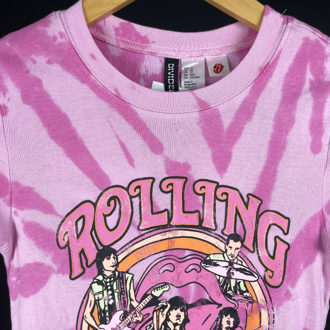 H&M Remera Manga Corta Varios  Estampado Talle XS