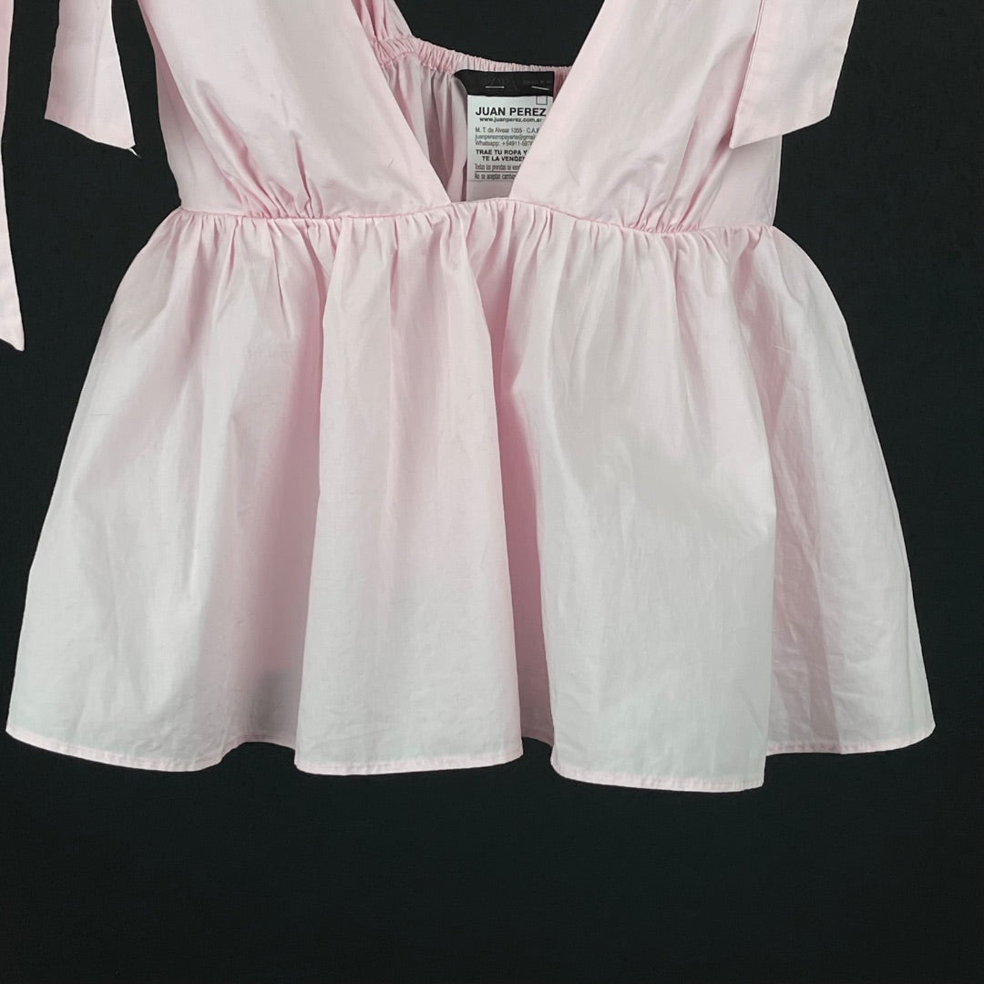 ZARA Top Sin Mangas Rosa Talle 28