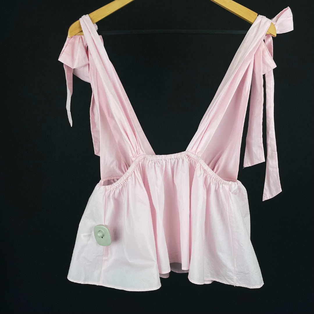 ZARA Top Sin Mangas Rosa Talle 28