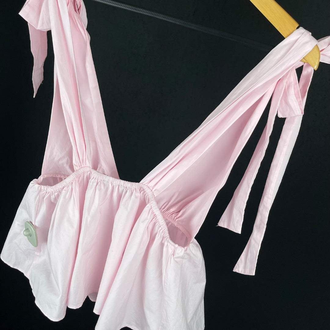 ZARA Top Sin Mangas Rosa Talle 28