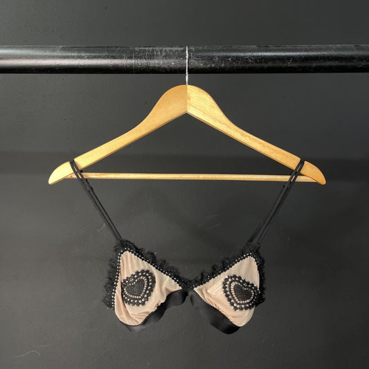 H&M  Corpiño  Varios Beige Y Negro  Talle S