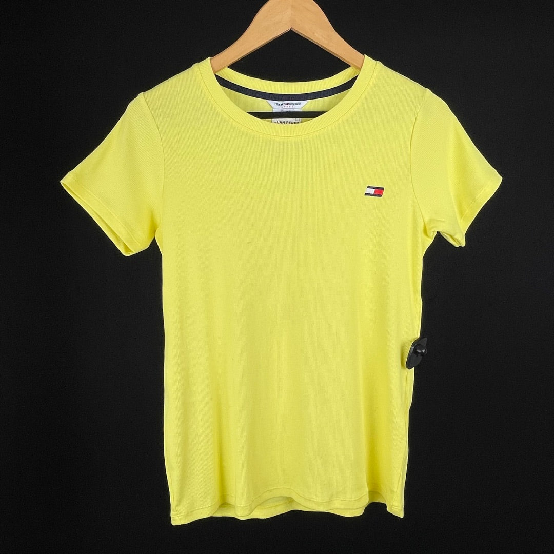 TOMMY HILFIGER Remera Amarillo Talle M
