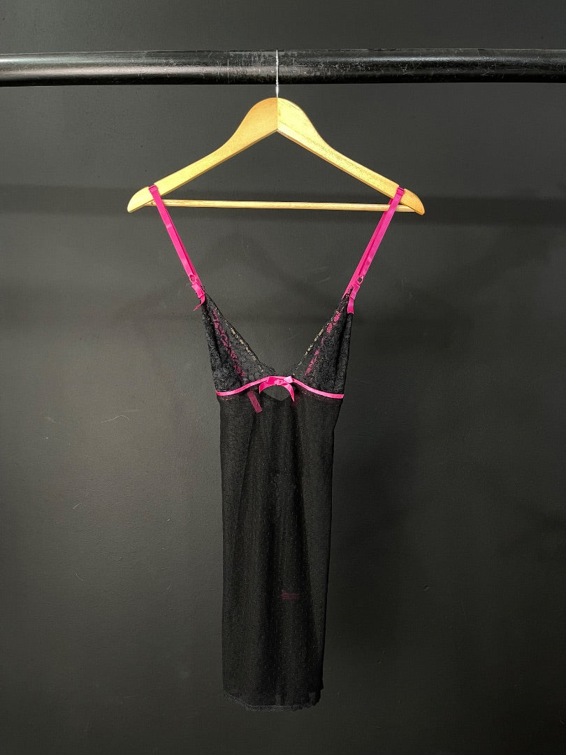 VICTORIA SECRET  Camison Sin Manga  Negro  Talle S