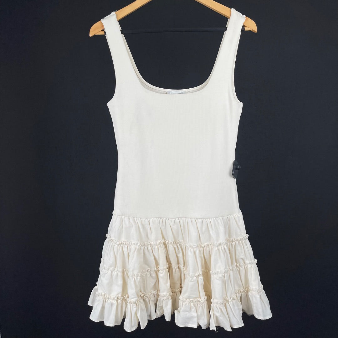 ZARA Vestido Beige Talle 30